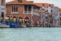 Venice cityscape, water canals and traditional buildings. Italy, Europe
